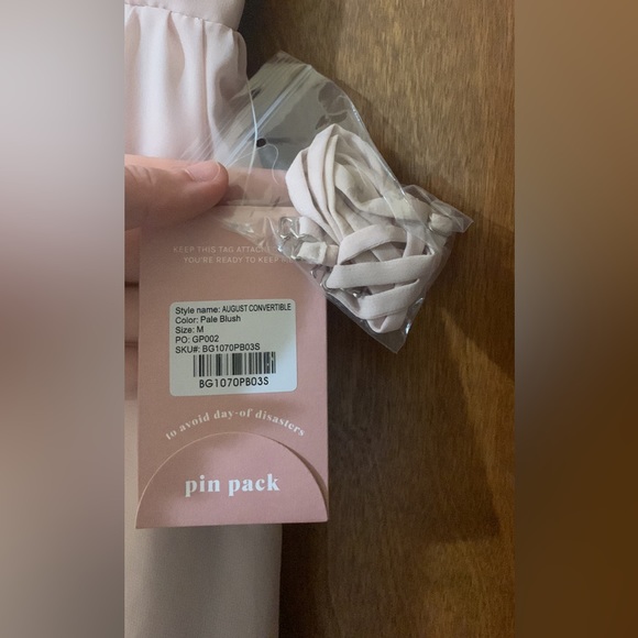 NWT Birdy Grey August Bridesmaid’s Dress in blush pink (size W medium) - Picture 4 of 7